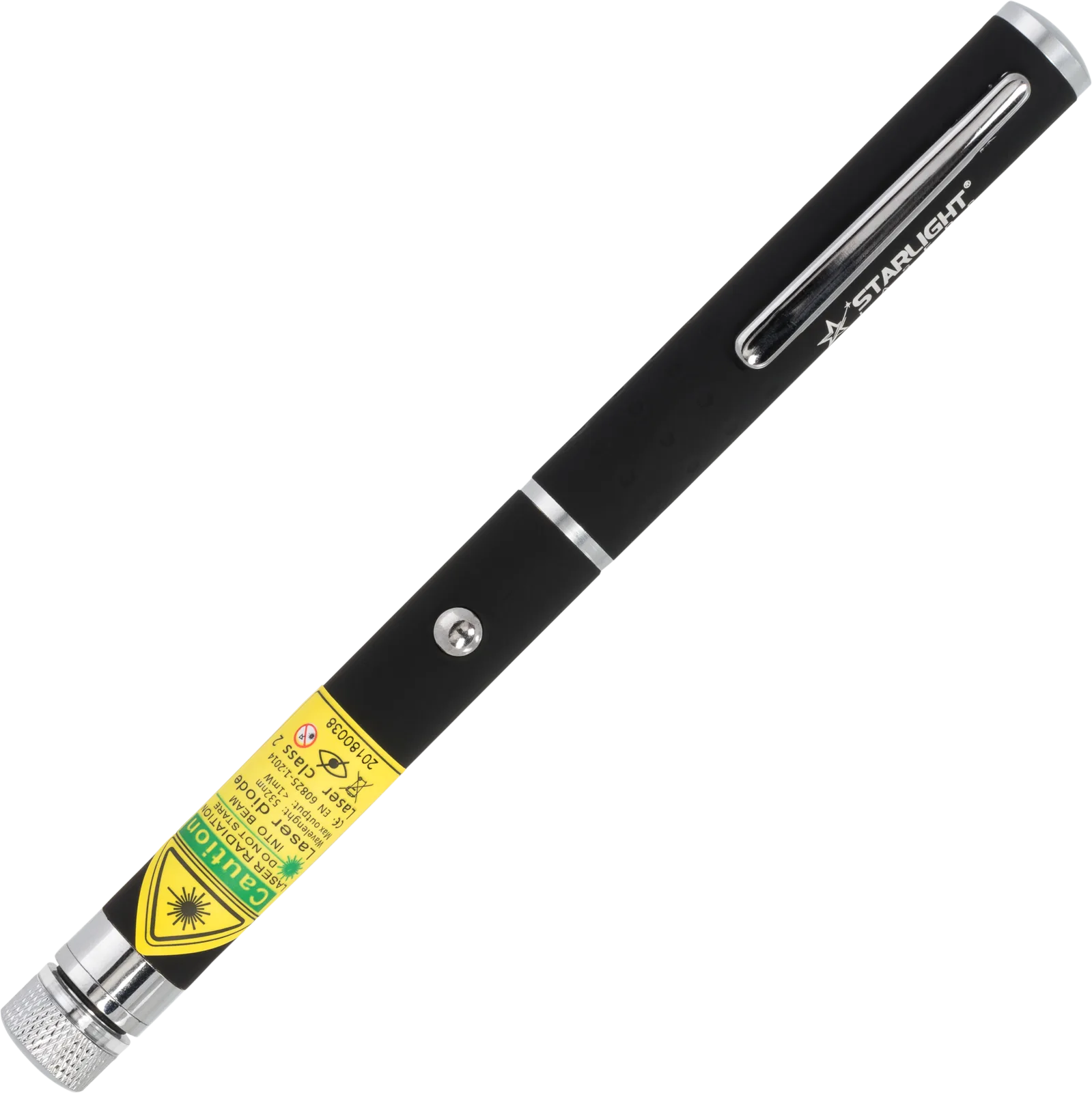 Pointeur laser vert X2 format stylo avec capuchon à motifs