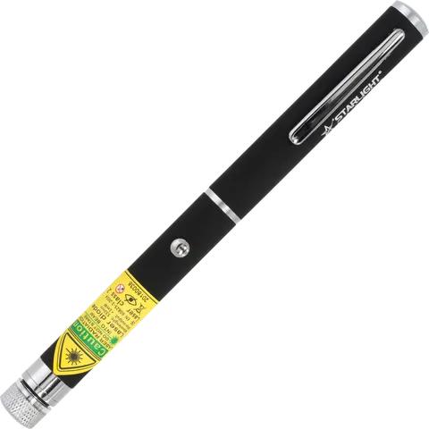 Pointeur laser vert X2 format stylo avec capuchon à motifs