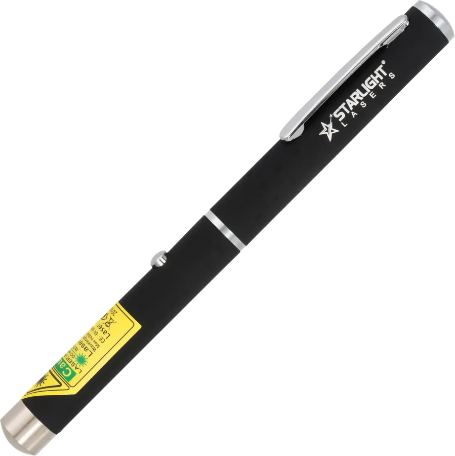 Stylo laser vert X1 avec clip, pointeur laser à piles AAA