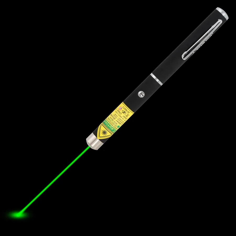 Stylo laser vert X1 avec faisceau laser visible dans l’obscurité