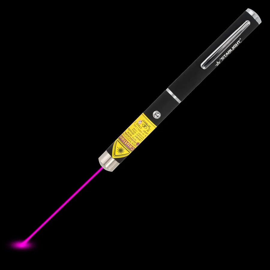 Stylo laser violet Z1 avec faisceau laser visible dans l’obscurité